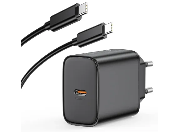 Carregador Turbo 55W USB-C com Cabo Tipo-C para Android